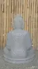 Artikelbild 4 des Artikels “Sitzender Buddha aus Flussstein in Bhumisparsha - Geste des Berührens der Erde. 65cm Höhe. “